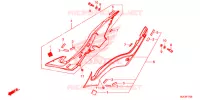 COUVERCLES LATERAUX pour Honda CBR 650 F 2016