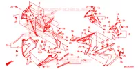 CARENAGES INFERIEUR pour Honda CBR 650 F ABS 2016