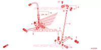 PEDALE pour Honda CBR 650 F ABS 2016