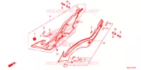 COUVERCLES LATERAUX pour Honda CB 650 F 2016