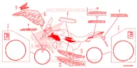 AUTOCOLLANTS pour Honda CB 500 X ABS 2016