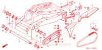 BRAS OSCILLANT pour Honda CBR 1000 RR REPSOL 2007