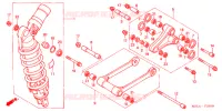 AMORTISSEUR ARRIERE pour Honda CBR 1000 RR 2007