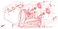 PHARE pour Honda CBR 1000 RR 2007