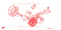 ALTERNATEUR pour Honda REBEL 250 2007