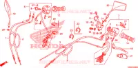 LEVIER DE GUIDON   CABLE   COMMODO pour Honda REBEL 250 2007