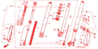 FOURCHE pour Honda CR 250 R 2007