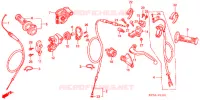 LEVIER DE GUIDON   CABLE   COMMODO (CR250R'04 '07) pour Honda CR 250 R 2007
