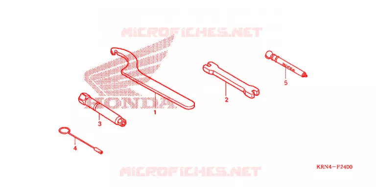 OUTIL Honda MOTO 250 CRF 2007  CRF250R7