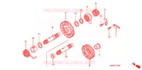 AXE DE KICK pour Honda CRF 450 R 2007