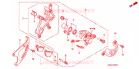ETRIER DE FREIN ARRIERE pour Honda CRF 450 R 2007