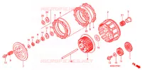 EMBRAYAGE pour Honda CRF 450 R 2007
