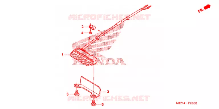 FEU ARRIERE Honda MOTO 450 CRF 2007  CRF450X7