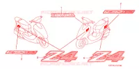 AUTOCOLLANTS pour Honda 50 SMART DIO Z4 2007