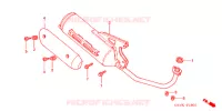 SILENCIEUX D'ECHAPPEMENT pour Honda 50 SMART DIO Z4 2007