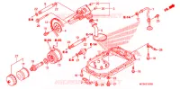 POMPE A HUILE   CARTER D'HUILE pour Honda ST 1300 ABS 2007