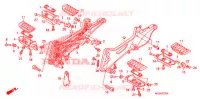 REPOSE PIED ('07) pour Honda ST 1300 ABS 2007