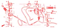 LEVIER DE GUIDON - CABLE - COMMODO Chassis 420 honda-moto FOURTRAX 2007 F_03