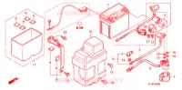 BATTERIE pour Honda TRX 450 R SPORTRAX Electric Start 2007