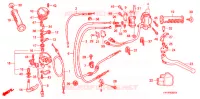 LEVIER DE GUIDON   CABLE   COMMODO ('06 '08) pour Honda TRX 450 R SPORTRAX Electric Start 2007