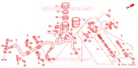 MAITRE CYLINDRE DE FREIN ARRIERE pour Honda TRX 450 R SPORTRAX Electric Start 2007