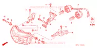 PHARE ('06 '08) pour Honda TRX 450 R SPORTRAX Electric Start 2007