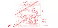 TRIANGLES AVANT pour Honda TRX 450 R SPORTRAX Electric Start 2007