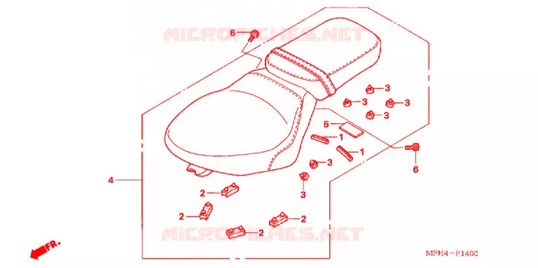 SELLE Honda MOTO 600 SHADOW 2007  VT600C7