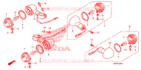 CLIGNOTANT pour Honda SHADOW VT 750 SPIRIT 2007