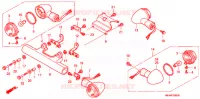 CLIGNOTANT pour Honda VTX 1300 R 2007