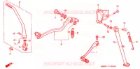 PEDALE   BEQUILLE pour Honda XR 650 2007