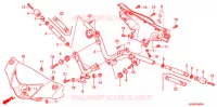 GUIDON   CARENAGE (1) pour Honda BIZ 125 SOMENTE PEDAL DE PARTIDA 2008