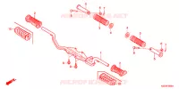 REPOSE PIED pour Honda BIZ 125 SOMENTE PEDAL DE PARTIDA 2008