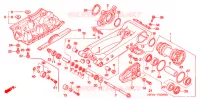 BRAS OSCILLANT pour Honda TRX 450 R SPORTRAX Electric Start BLACK 2008