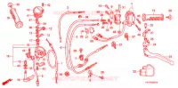 LEVIER DE GUIDON   CABLE   COMMODO ('06 '08) pour Honda TRX 450 R SPORTRAX Electric Start 2008