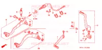PEDALE pour Honda TRX 450 R SPORTRAX Electric Start 2008