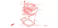 CYLINDRE pour Honda FOURTRAX 420 RANCHER 4X4 Manual Shift CAMO 2009