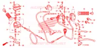 LEVIER DE GUIDON   CABLE   COMMODO pour Honda FOURTRAX 420 RANCHER 4X4 Manual Shift CAMO 2009