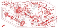ENGRENAGE FINAL AVANT pour Honda FOURTRAX 500 FOREMAN 4X4 Power Steering 2009