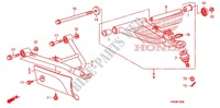 TRIANGLES AVANT pour Honda FOURTRAX 500 FOREMAN 4X4 Power Steering, CAMO 2009