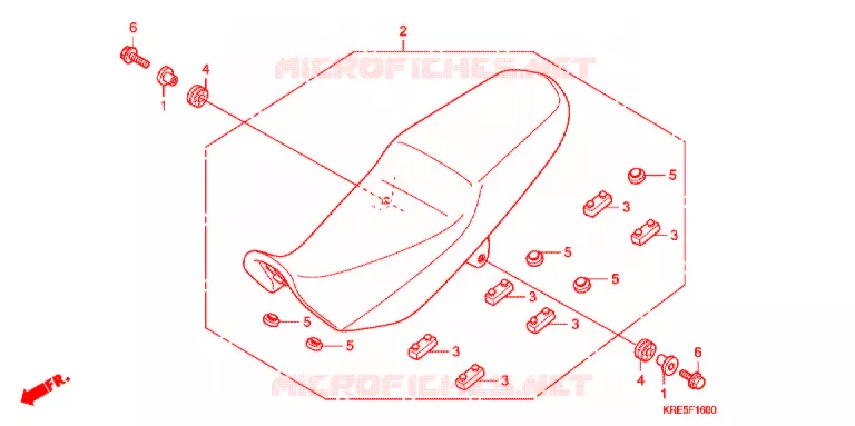 SELLE Honda MOTO 150 NX 2011  NXR150ESA