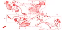 CLIGNOTANT (2) pour Honda CBR 1000 RR REPSOL 2011