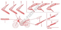 AUTOCOLLANTS (NXR1509/A/B) pour Honda NXR 150 BROS Electric Start 2011