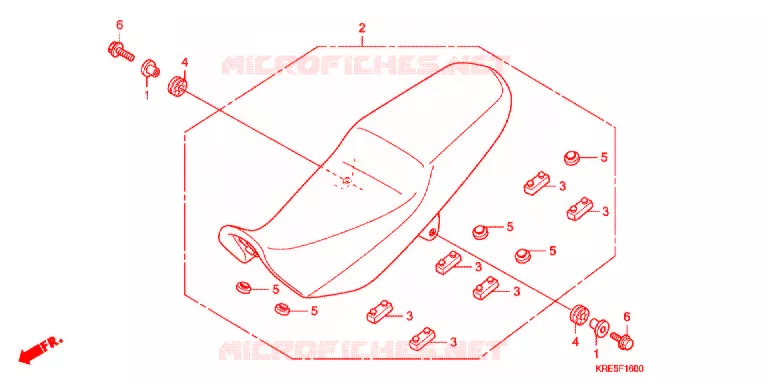 SELLE Honda MOTO 150 NX 2011  NXR150ESDB