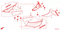 COUVERCLES LATERAUX pour Honda GL 1800 GOLD WING NAVI AIRBAG 2013