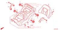 SELLE pour Honda GL 1800 GOLD WING NAVI AIRBAG 2013