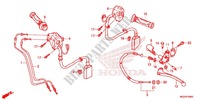 LEVIER DE GUIDON   CABLE   COMMODO pour Honda CB 500F ABS RED 2014