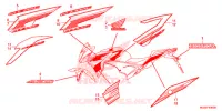 AUTOCOLLANTS pour Honda CB 500 F ABS 2015