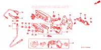 COMPTEUR (1) pour Honda XR 250 Without speed warning light 1999