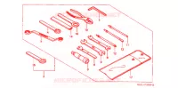OUTIL pour Honda XR 250 Without speed warning light 1999